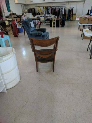 antique arts & crafts mission oak stickley rocking chair rocker 3