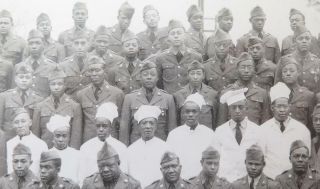 Ww2 Black African American 57th Ammunition Ordnance Co Photo Camp Blanding 1942