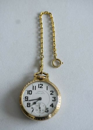 Hamilton Railway Special Pocket Watch 10 K Gold Field