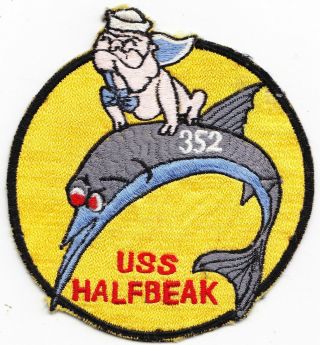 Uss Halfbeak Ss - 352 Japanese Mfgd.  Period Piece Salty