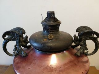 1884 B&H Bradley & Hubbard Kerosene Oil DRAGON Lamp NR 2