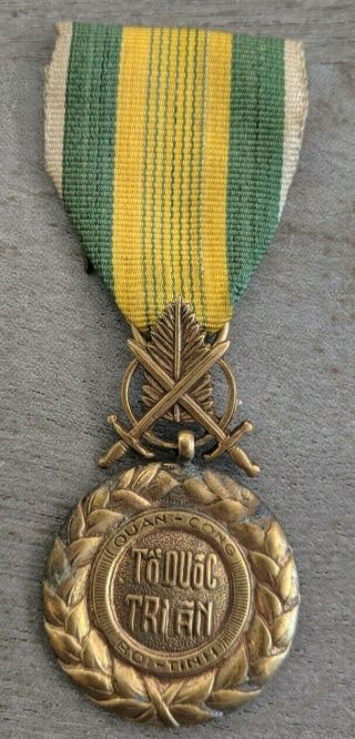 Us Vn War Republic Of Vietnam South Vietnamese Military Merit Medal – Arvn Rvn
