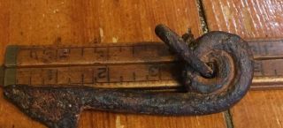 Revolutionary War 18th Century Fur Trade Flint Striker Tool Hand Forged 1750’s 2