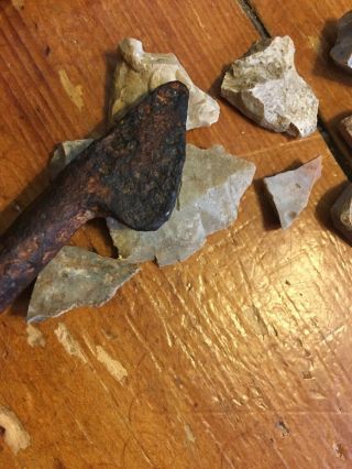 Revolutionary War 18th Century Fur Trade Flint Striker Tool Hand Forged 1750’s 8