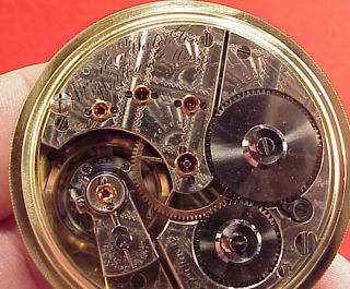 Rare American Watch Co Waltham 1888 Mdl 19 Jewels Pocket Watch Running