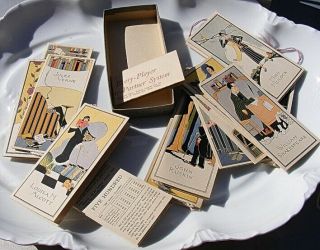 Deco Vintage 1924 Every Player Your Partner System Tallies Author Series Bridge