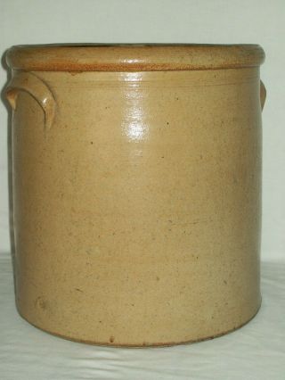 Primitive 1800 ' s 4 Bee Sting Stoneware Crock / Early 4 Gallon Antique Red Wing 5