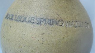 Vintage Stoneware Crock/Jug Rock Ledge Spring Water Co.  Florida 6