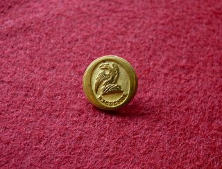 York Militia Coat Button Excelsior Lewis & Tomes Extra Rich