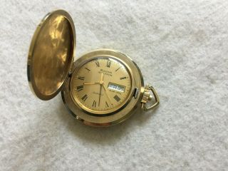 Bulova Accutron Quartz Mechanical Vintage Pocket Watch 2