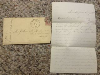 Civil War Letter 52nd Regiment Massachusetts Port Hudson Content Disease L@@k