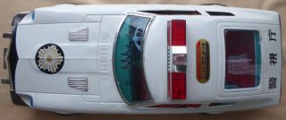 Nissan Fairlady - Z Police Patrol Car Vintage Tin Toy Friction Powered ICHIKO 7