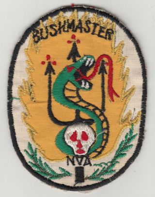 Wartime 196th 3 / 21st Infantry Patch Bushmaster Patch