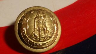 Non Dug Civil War Scarce Richmond Wendlinger Staff Coat Button Virginia Seal