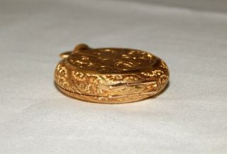 Antique Waltham Riverside Size 0 17 Jewels 18k Solid Gold Ornate Pocket Watch 3