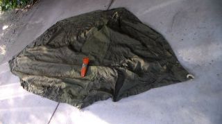 Old Us Army Vietnam War Era 1968 Canvas Pup Tent Shelter Haves & Stakes
