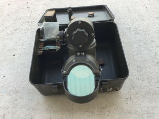 WWII Quad 50 Sight,  Reflex With 2 Spare Lenses And 2 Spare Bulbs 2