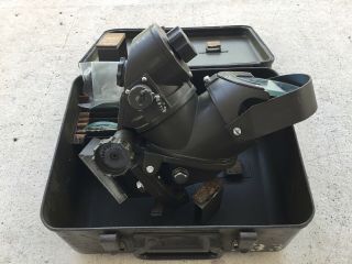 WWII Quad 50 Sight,  Reflex With 2 Spare Lenses And 2 Spare Bulbs 3