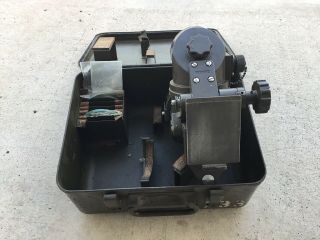 WWII Quad 50 Sight,  Reflex With 2 Spare Lenses And 2 Spare Bulbs 4