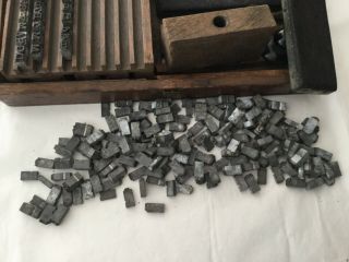 Antique 1878 R.  H.  Smith Metal Bodied Rubber Type Letter Stamps 4