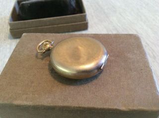 Rare 1917 Elgin Sidewinder Pocket Watch 7 Jewels with Orig.  Leather Wrist Strap 3