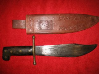 Collins Usmc Usaac Wwii No.  18 V - 44 Fighting Knife And Scabbard