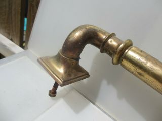 Antique Brass Door Push Pull Bar Handle Handrail Victorian Old Pull Rail 42 