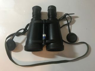 Elcan 7 X 50 Military Binoculars,  One Eye Peace Rubber Needs To Be Changed