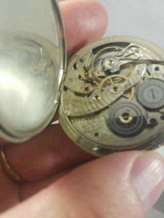14k Solid Gold Hamilton 922 Pocket Watch 11
