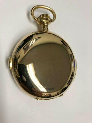 Antique 18k Quarter Repeater chronograph pocket watch 4
