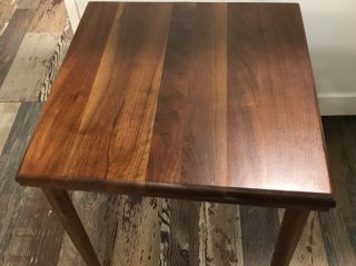 Ozark Walnutware Nesting Table Solid Walnut Wood Midcentury 4