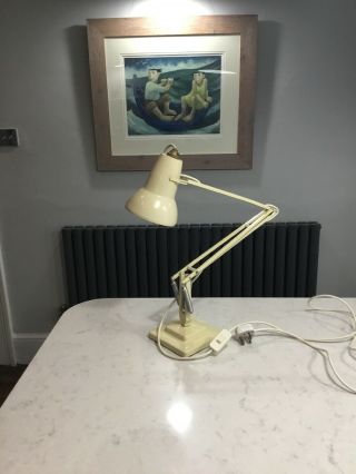 Herbert Terry Anglepoise Lamp Model 1227 Two Tier Base In Cream