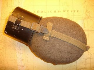 Ww2 German Canteen Desert M41 Afrikakorps 1942 Un - Issued W/ Wrapping Paper,  Rare