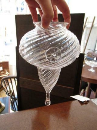 Arts And Crafts Ripple Glass Light Fitting/ Shade 2 1/2”