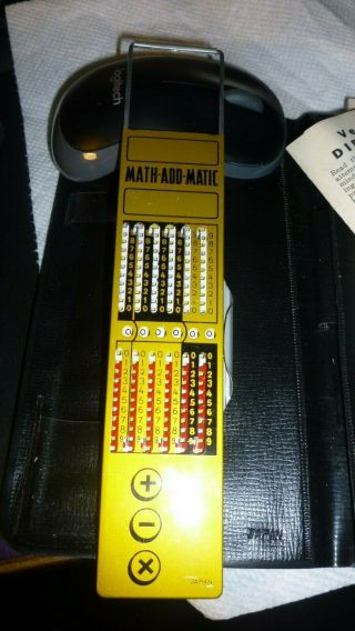 Vintage Antique Math - Add - Matic Adding Machine Calculator? Directions