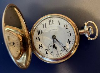 Illinois Watch Co.  A.  Lincoln Grade,  Model 8,  Gf Case W/buck