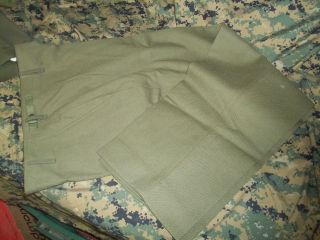 3 Pair Large Reg Us 100 Wool Pant Od Gren M1951 Field Trousers