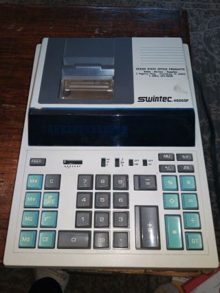 Swintec 4600dp.  Adding Machine Pre Owned