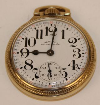 Hamilton 992 B Railway Special 21 Jewel Pocket Watch 18