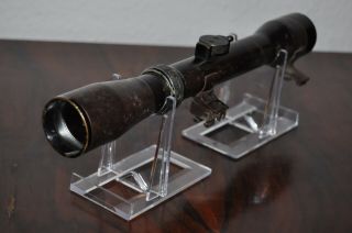 Hensoldt - Wetzlar Dialytan 4x Steel Sniper Scope 100 Ww1 & Ww2