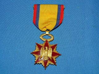 Wwi - Wwii U.  S.  Military Order Of Foreign Wars 1394 Medal (a20)