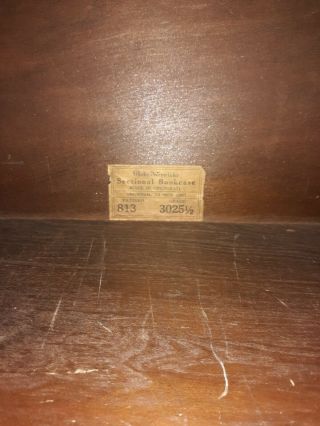 Antique Quartered Oak Globe Wernicke E Stacking Bookcase Section 4
