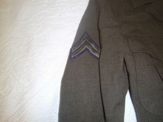 Vintage US Army wool Ike Eisenhower jacket size 38L marked R - 5668 3