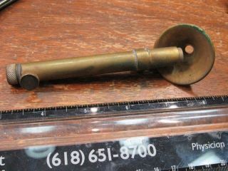 Rare Civil War Brass Gun Powder Pistol Gun Loader Funnel Military (19f1)