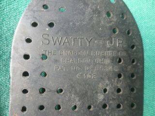 vtg Swatty Jr.  Rubber Fly Swatter - Fly Image on Paddle - Twisted Wire Handle 2