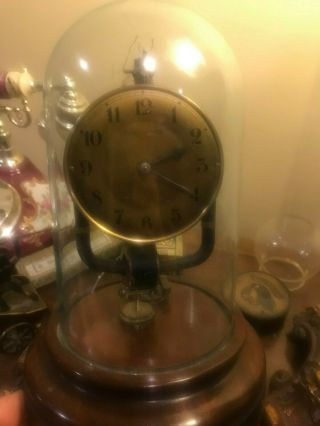 Bull Clockette French Electric clock Art Deco Bronze / Brass, 2