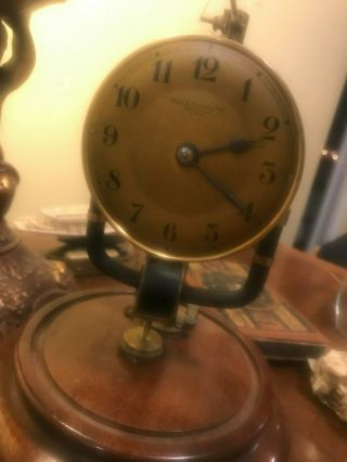 Bull Clockette French Electric clock Art Deco Bronze / Brass, 8