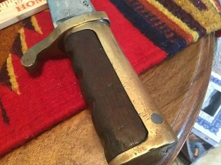 RARE CIVIL WAR ERA MODEL 1863 U S NAVY DAHLGREN BOWIE KNIFE BAYONET 8