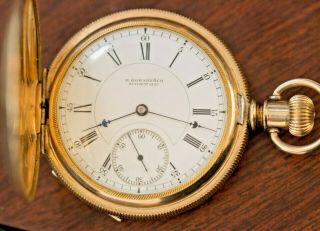 Rare 1890s E Howard Series Ix Pocket Watch 14k Gf 25 Year Only 5000 Produced