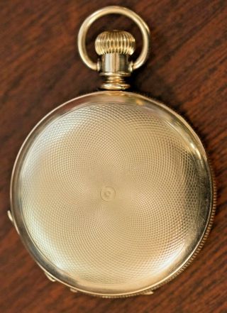 Rare 1890s E HOWARD SERIES IX POCKET WATCH 14K GF 25 Year ONLY 5000 produced 3